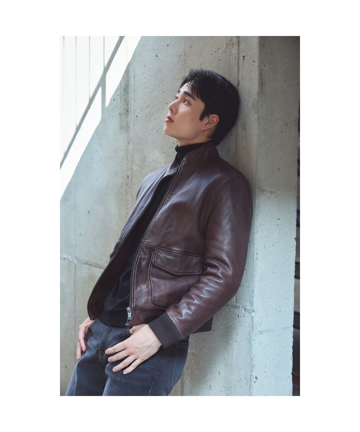 브렌우드(BRENTWOOD) [셀렉션] 세미베지터블 양가죽 점퍼 BRUDW25851BRX