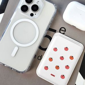 아기토마토 맥세이프 가죽 카드지갑