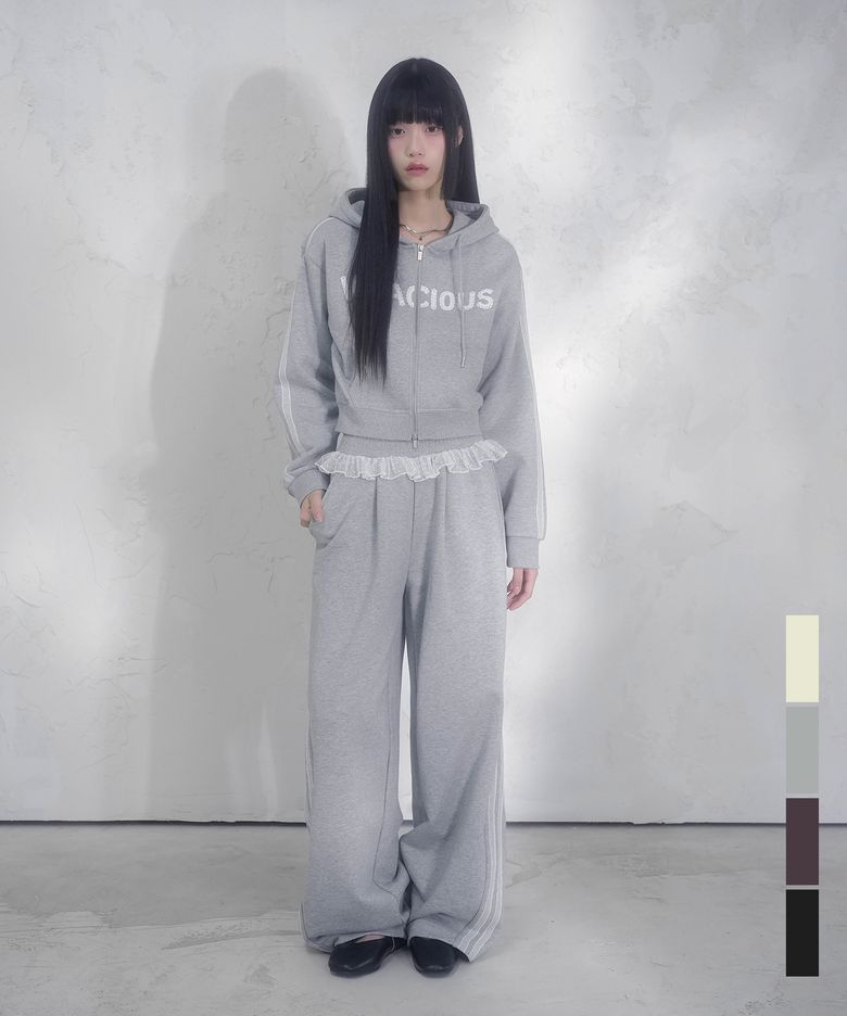 [SET] Halo Hoody Zip-up&Romance Track Pants_4Colors
