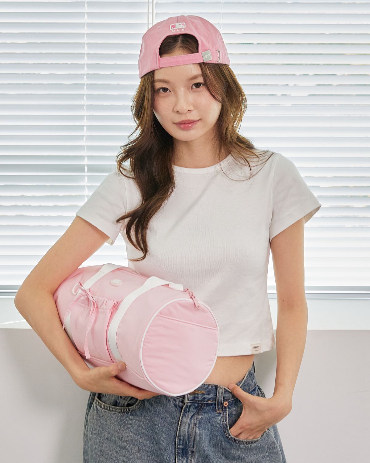 프로젝트 1907(PROJECT1907) [PLASTIC] Duffle Bag (Baby Pink)