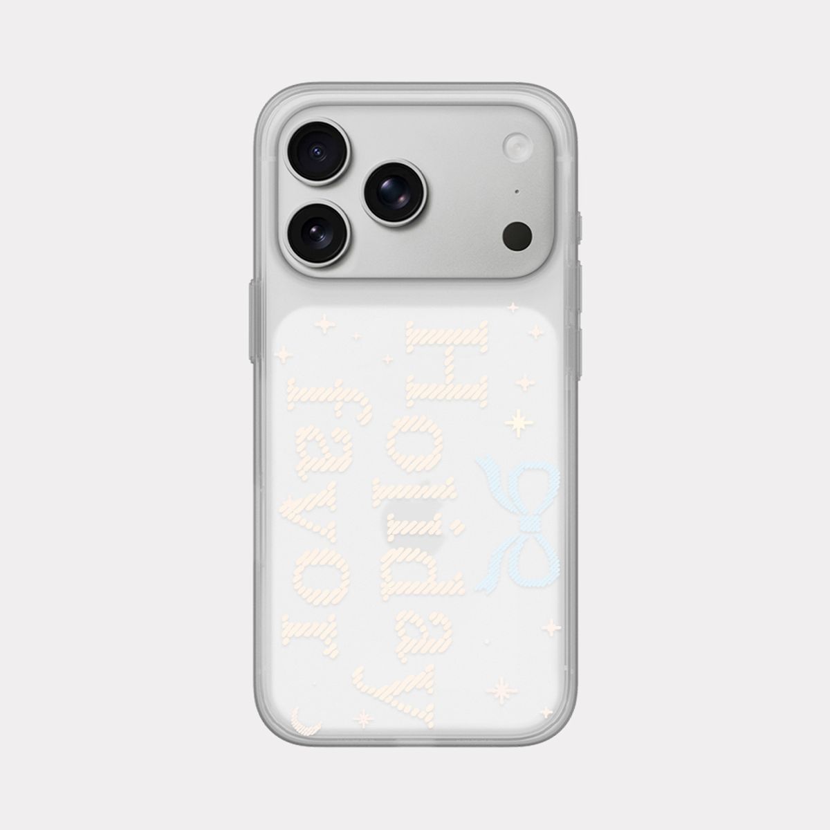 메이드모먼(MADEMOMENT) holiday favor 디자인 [반투명 폰케이스]