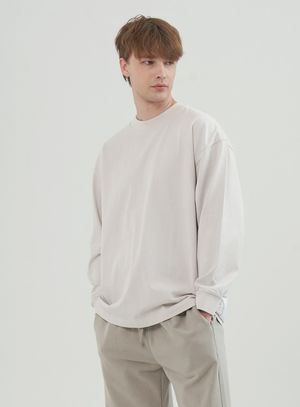 코튼 무지 긴팔 티셔츠_4칼라