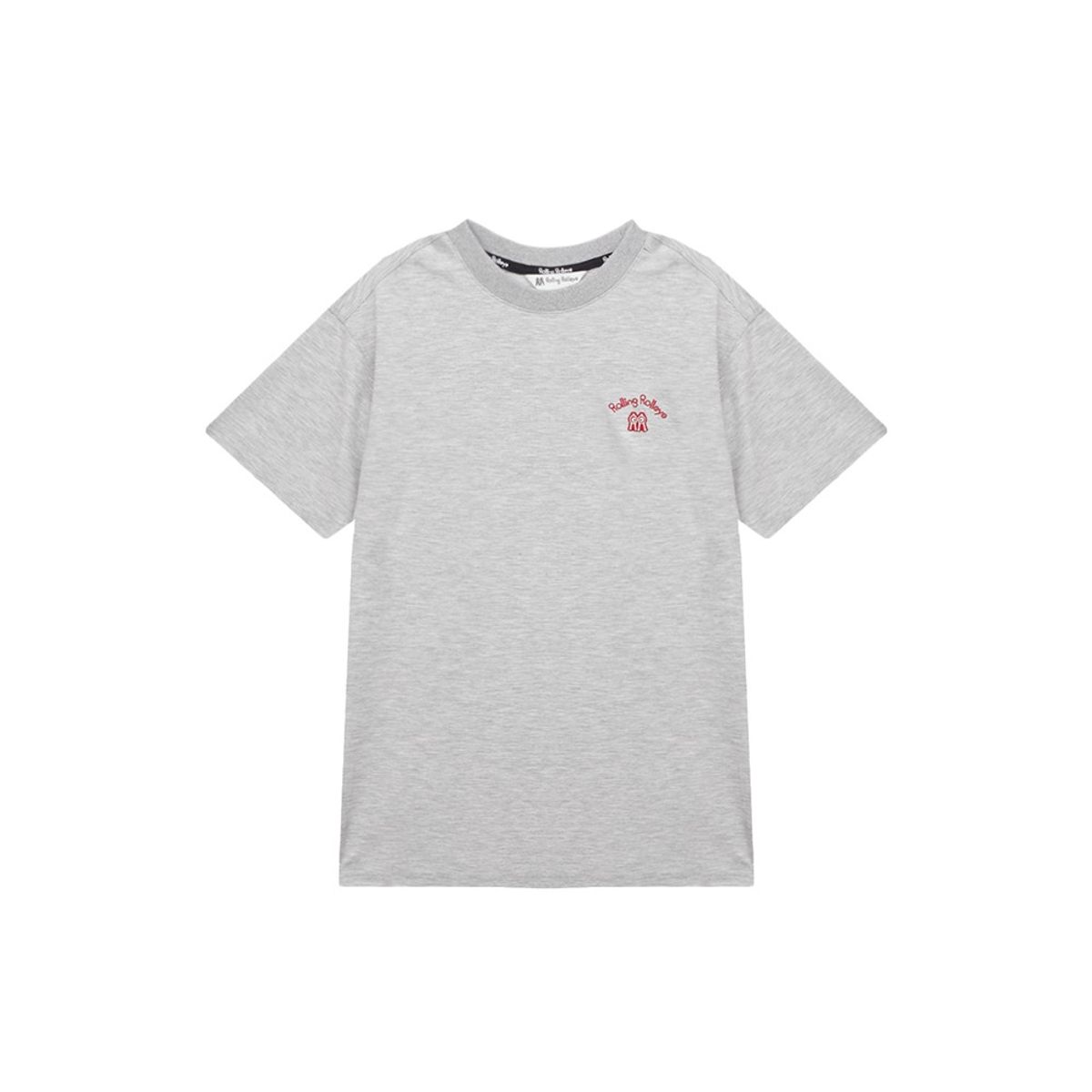 롤링롤라이(ROLLINGROLLEYE) 롤롤 럭키원 티셔츠 그레이 Roll Roll Lucky One T-Shirt Gray
