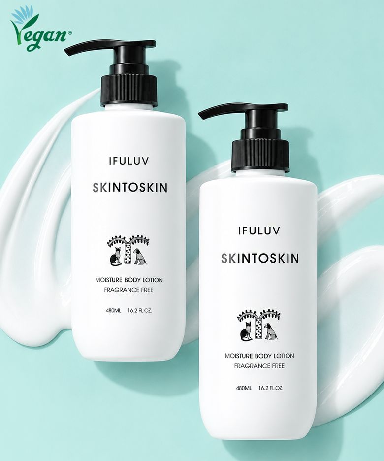 [2pack]스킨투스킨 모이스쳐 순한 무향 바디로션 대용량480ml+480ml