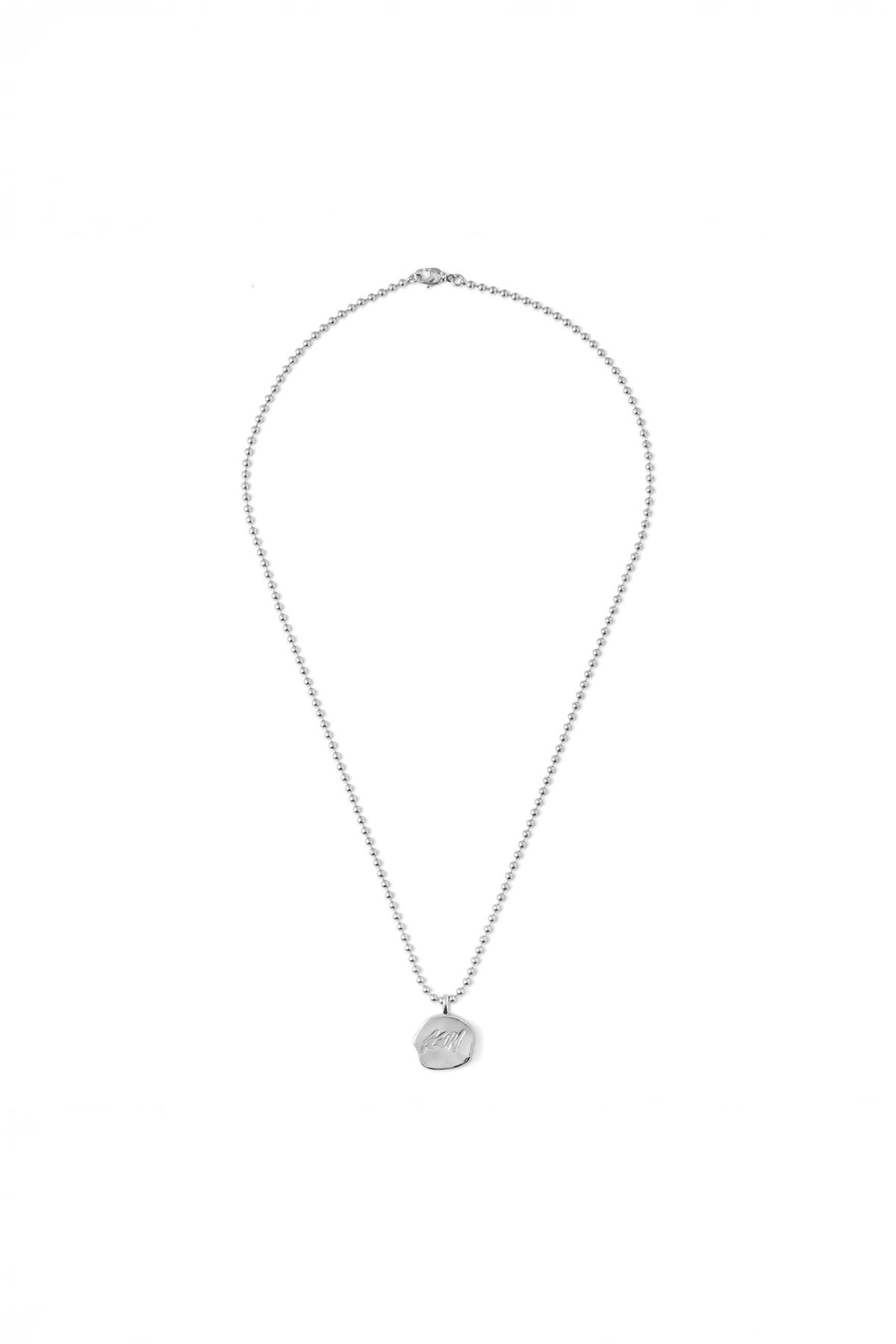 다이닛(DEINET) [GGUM X DEINET] NECKLACE IN SILVER