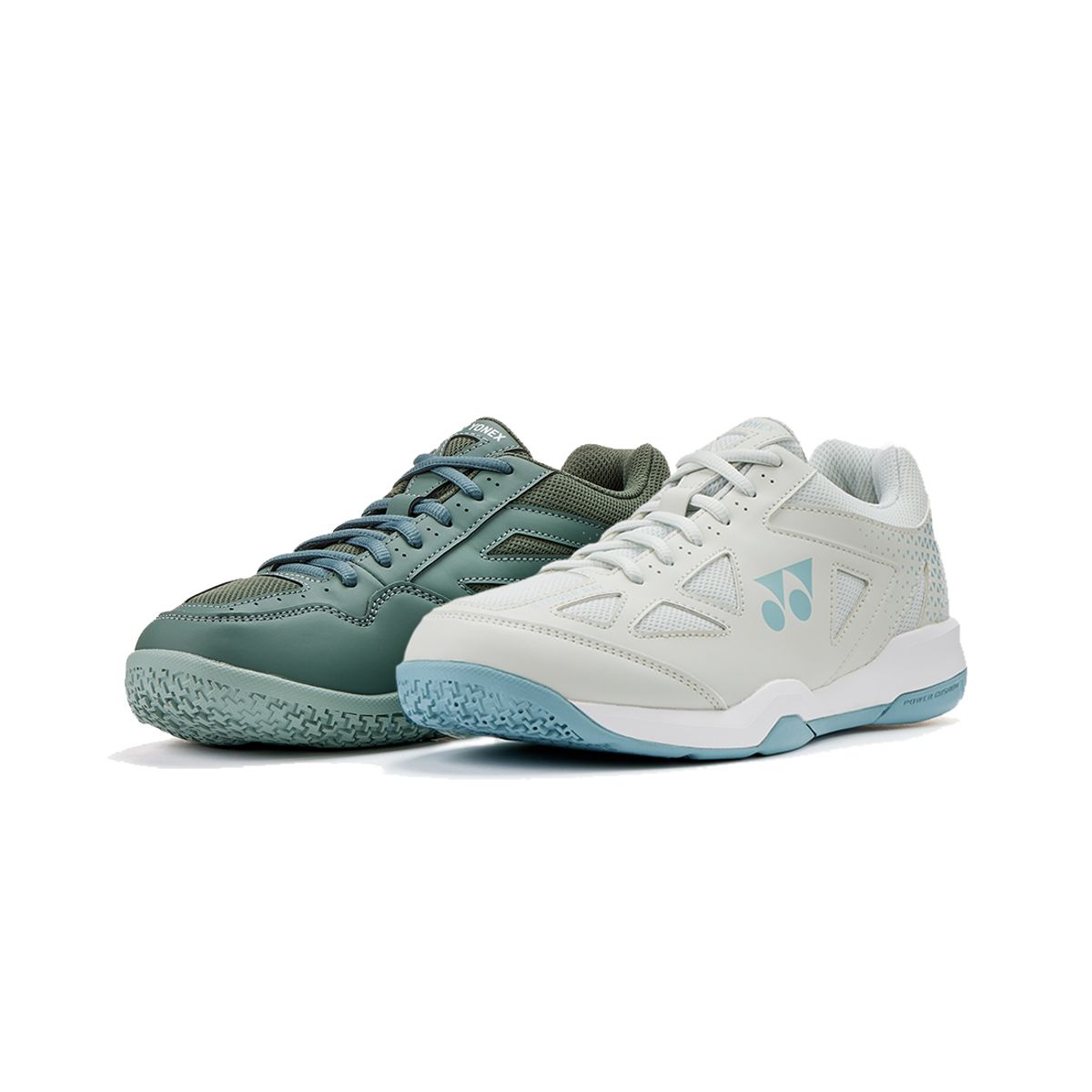 요넥스(YONEX) SHB-SR1WEX (스트라이더 레이 와이드) (2025) 남녀공용 배드민턴화 그레이/카키