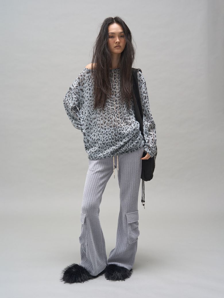 BRYNN CORDUROY BOOTSCUT PANTS_GREY