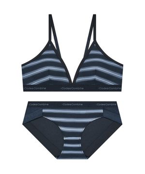 블루쉐이드 라이트골지 브라렛 햄팬티 세트