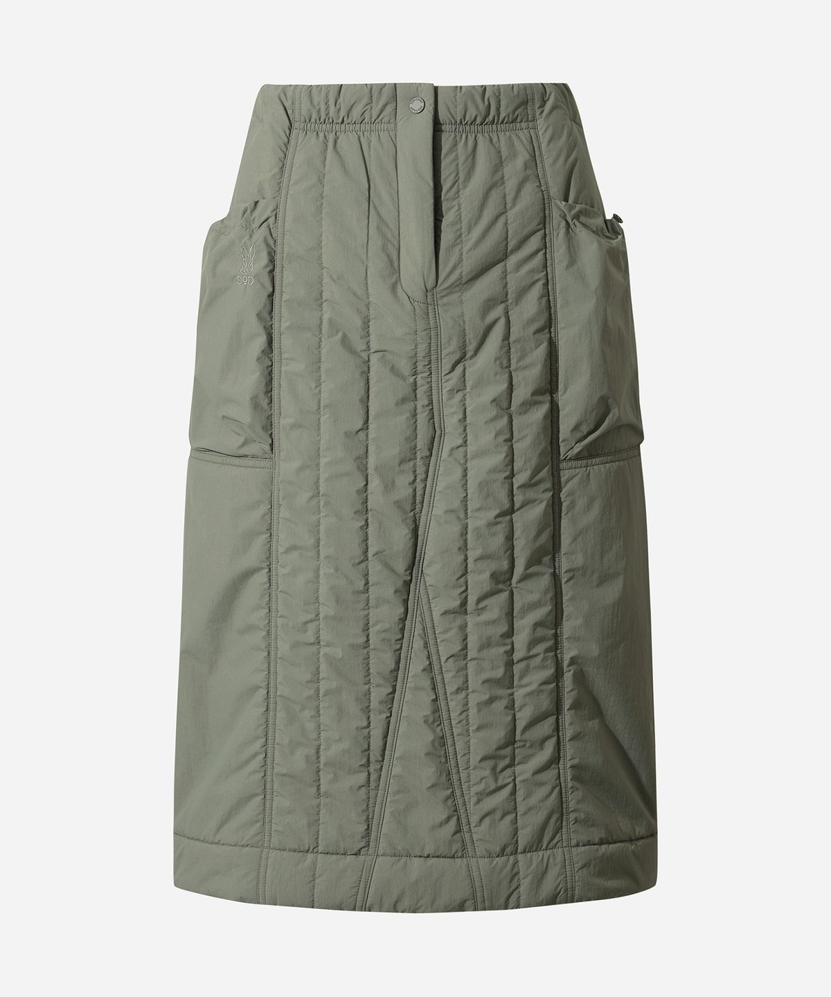 디오디(DOD) 여성) 에어로겔 패딩 스커트(L.CHARCOAL GREY)