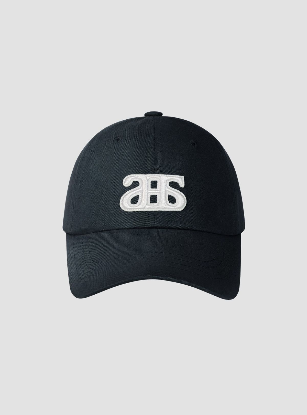 앤하츠(ANNEHEARTS) Signature Logo Emblem Cap Black