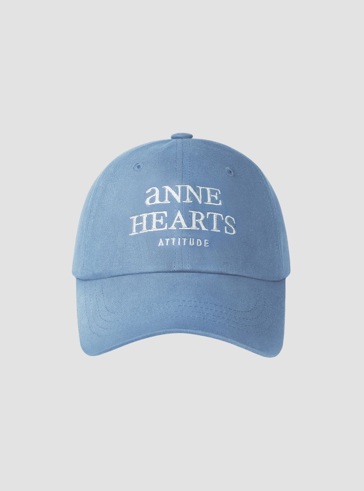 앤하츠(ANNEHEARTS) Classic Signature Logo Cap Soft blue