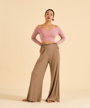 Loka wide pants (Peanut)