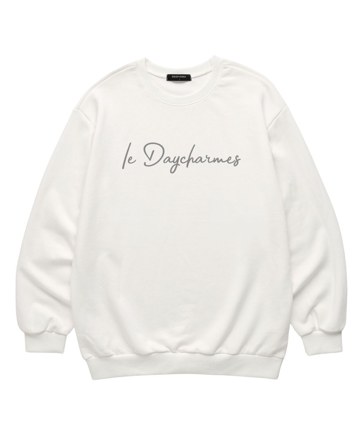 자니카슨(JOHNNY CARSON) Daycharmes Logo 맨투맨 (JCLTS012) 화이트