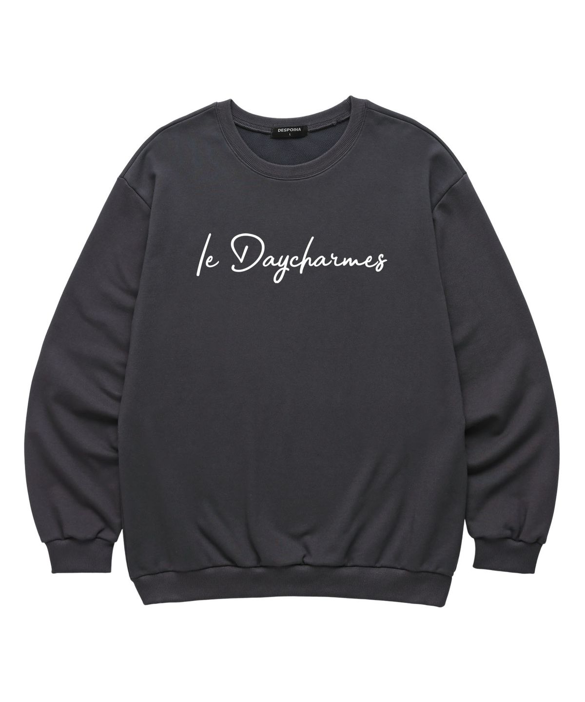 자니카슨(JOHNNY CARSON) Daycharmes Logo 맨투맨 (JCLTS012) 차콜