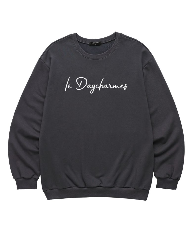 Daycharmes Logo 맨투맨 (JCLTS012) 차콜