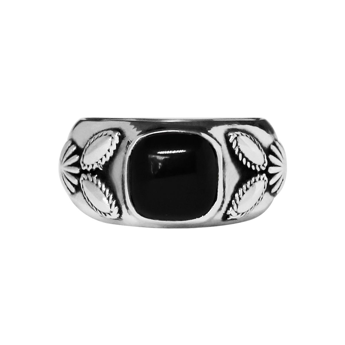 어나니머스아티즌(ANONYMOUS ARTISAN) Western Stone Ring - Onyx
