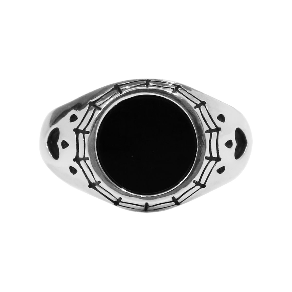 어나니머스아티즌(ANONYMOUS ARTISAN) Heart Web Onyx Ring