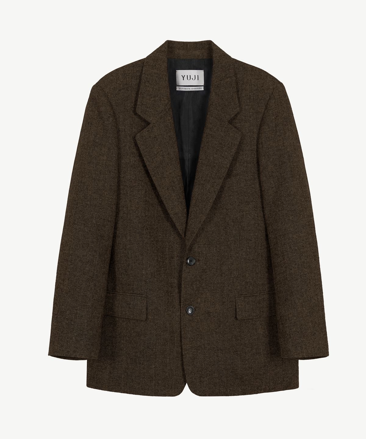 유지(YUJI) HERRINGBONE TAILORED JACKET