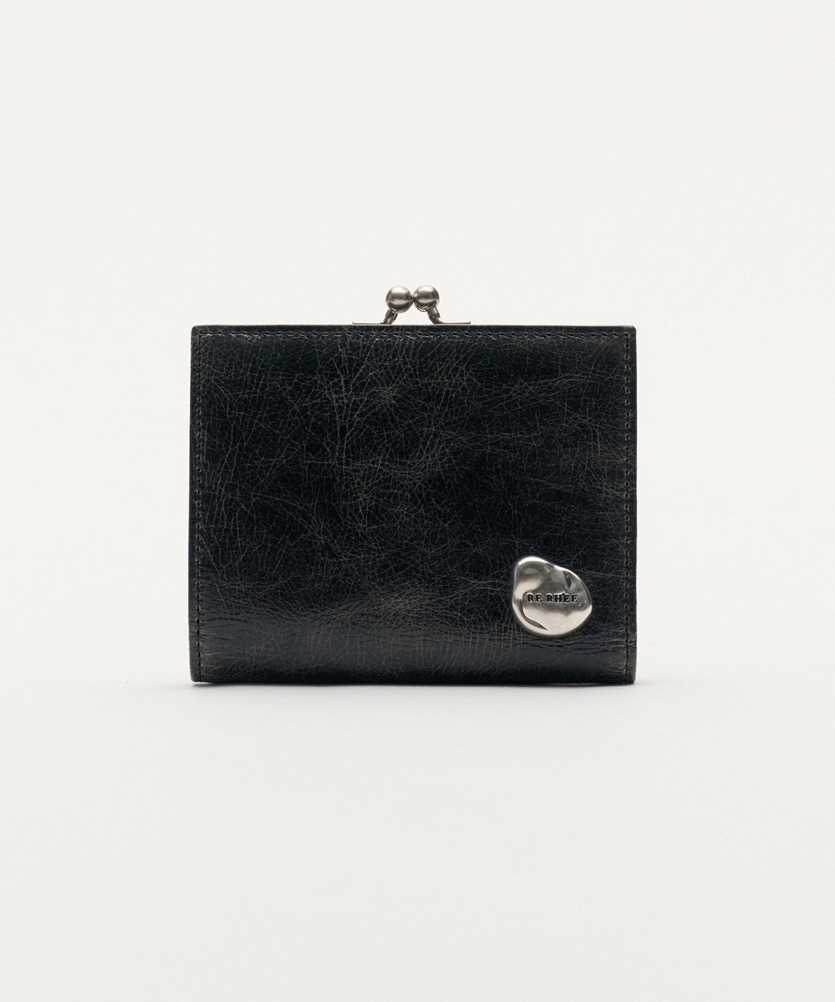 리이(RE RHEE) FRAME WALLET CHARCOAL GRAY