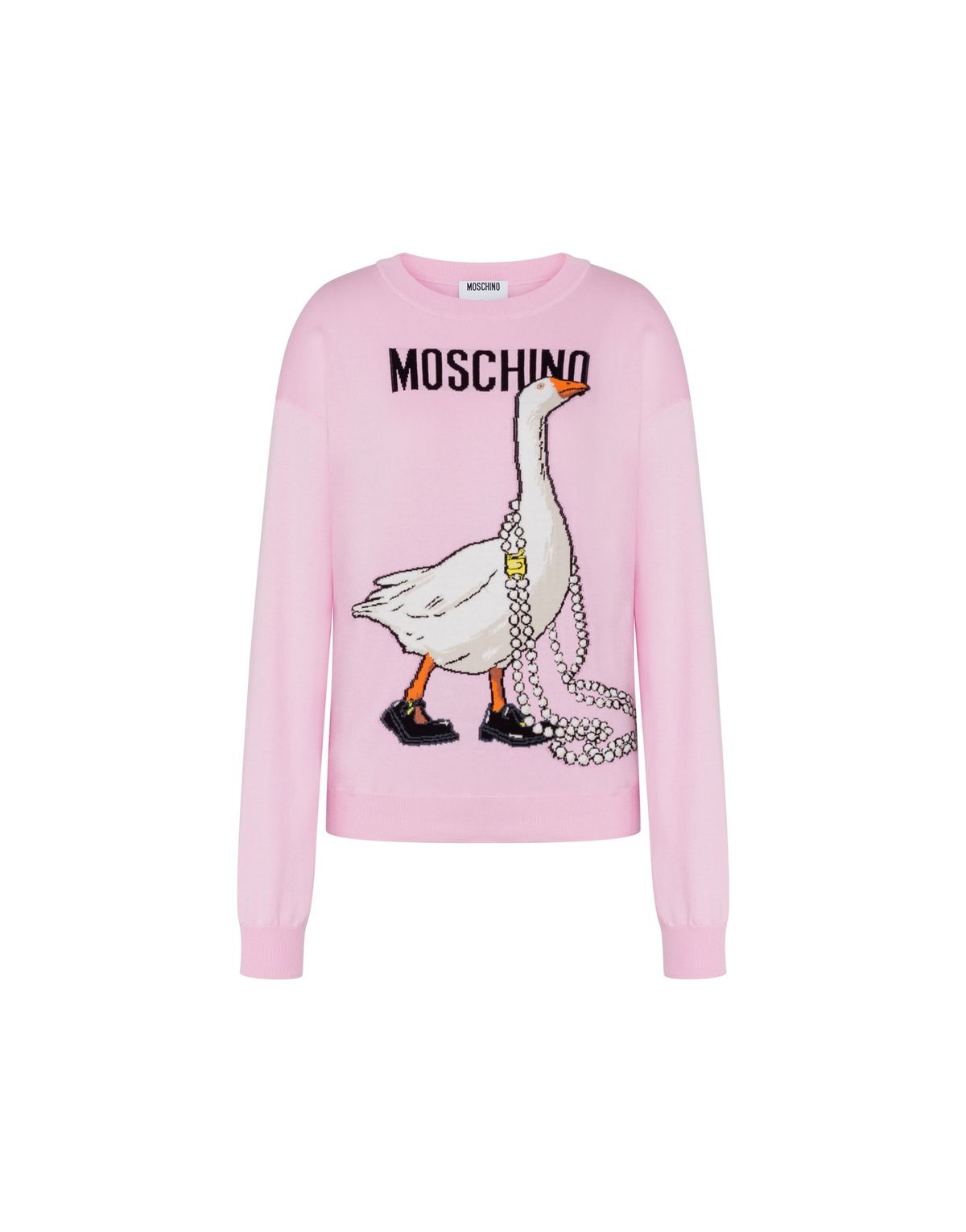 모스키노(MOSCHINO) 구스 펄 코튼 니트