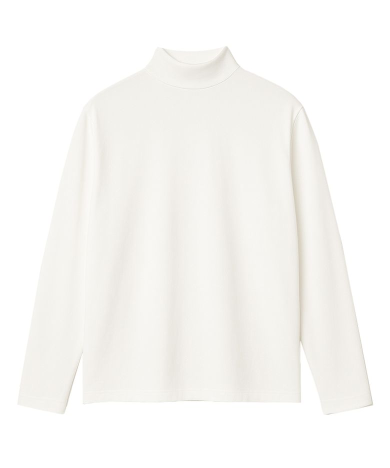 [Unisex] RÉSERVE OVER FIT MOCK-NECK TEE [WHITE]