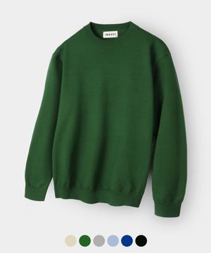 [2PACK] 레귤러핏 시그니처 라운드 크롭 니트