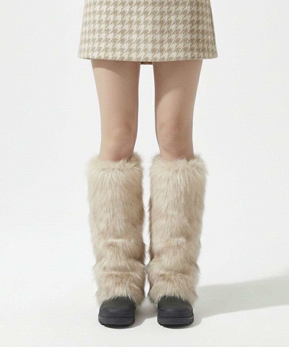 로맨틱타이거(ROMANTIC TIGER) basic wolf fur leg  warmer