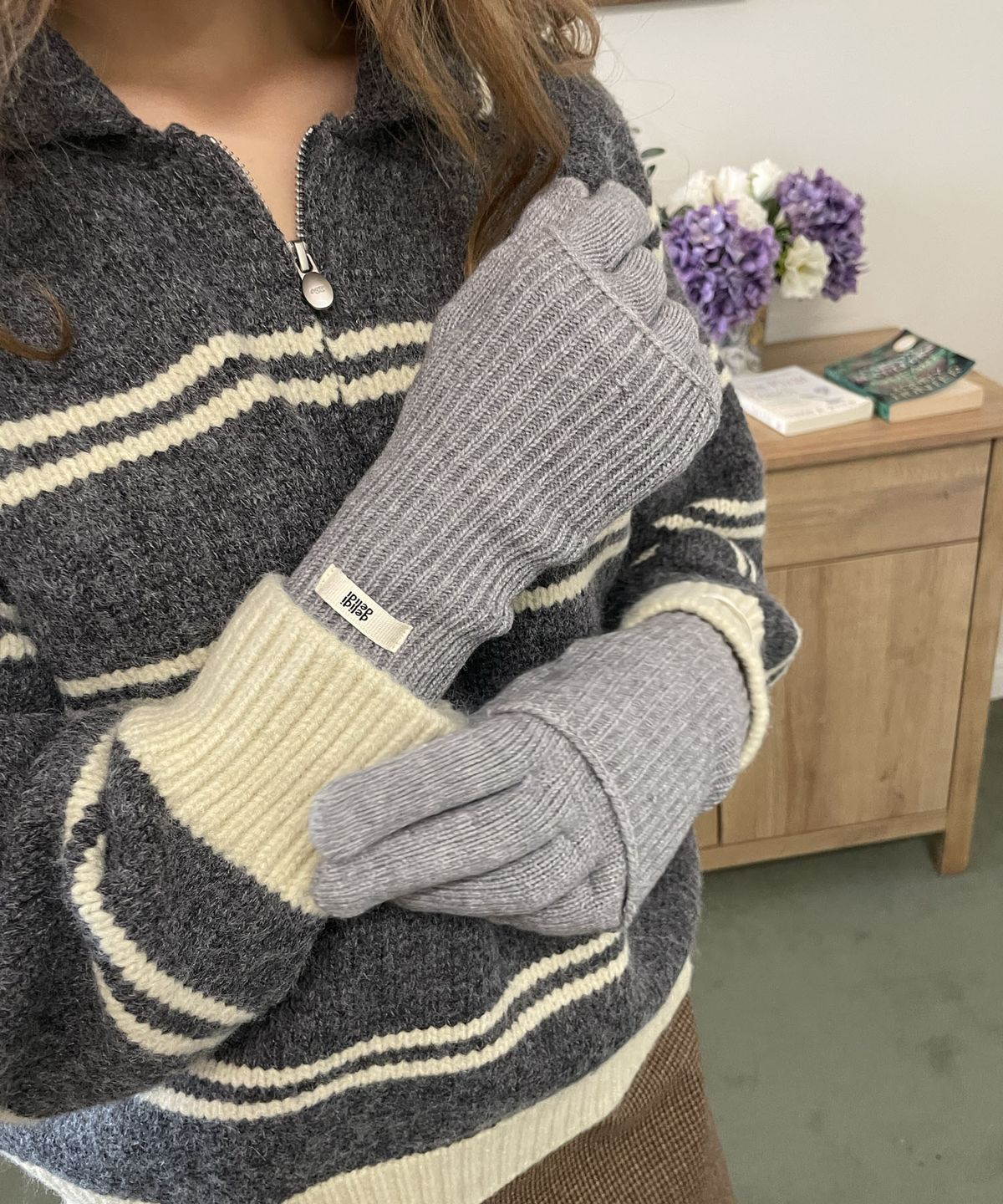 딜라이디(DELIDI) Lithe gloves (light gray)