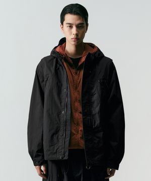 [시티 레저] 디태처블 슬리브 윈드브레이커 재킷 [블랙]