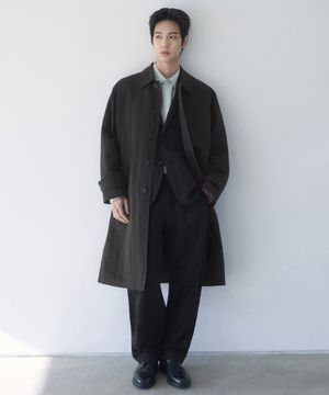 [시티 워커스] 카머 싱글 트렌치 코트 [그레이]