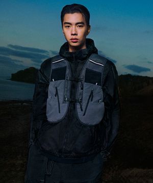 [시티 레저] 유틸리티 트레일 베스트 [그레이]