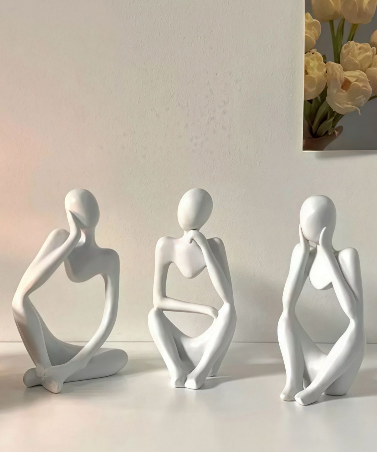 마샤투(MASHATOO) 생각하는 사람 책상 사무실 장식용 소품 3종세트