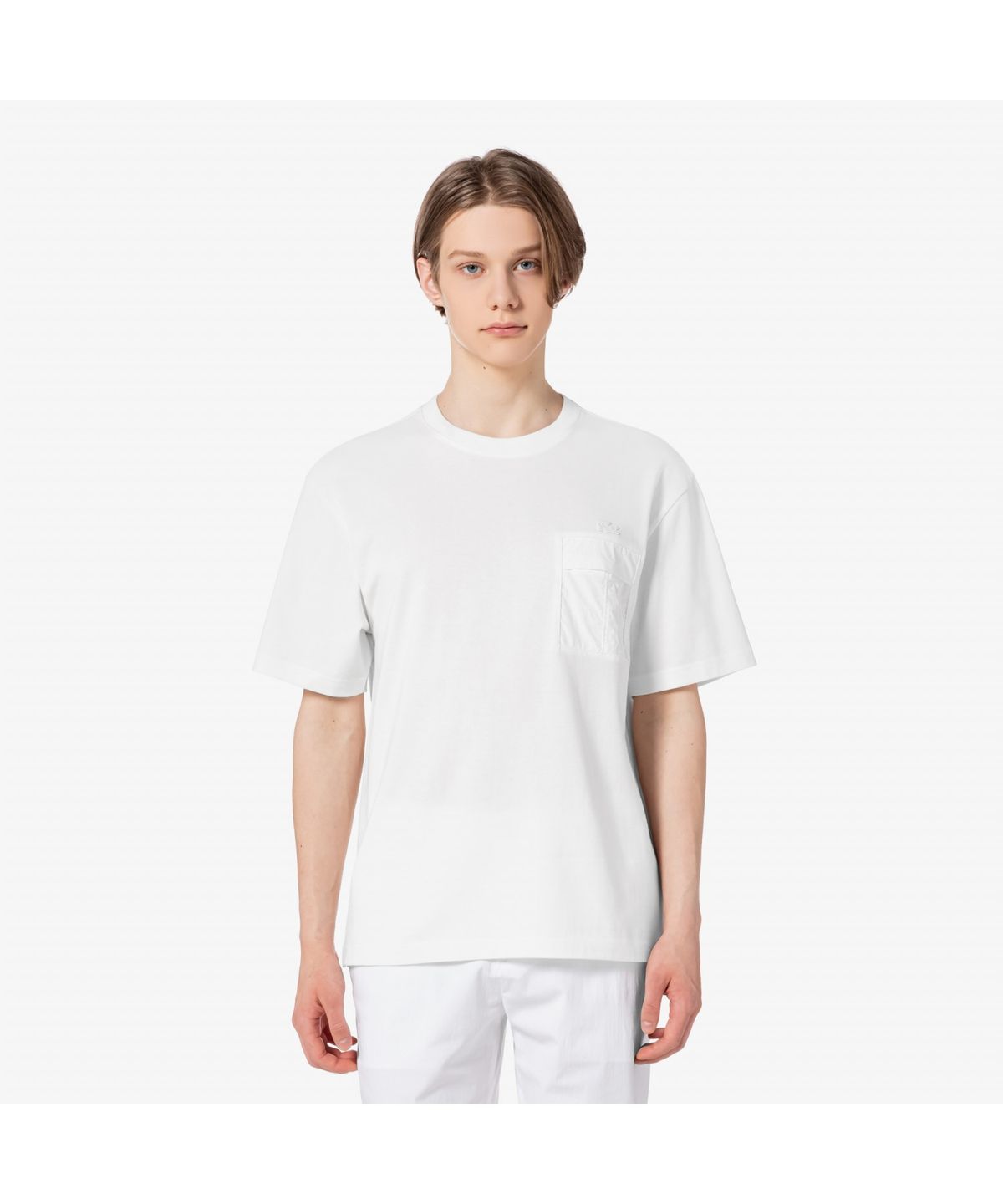 라코스테(LACOSTE) 남성 강연 우븐 포켓 티셔츠 TH258E-55G 70V
