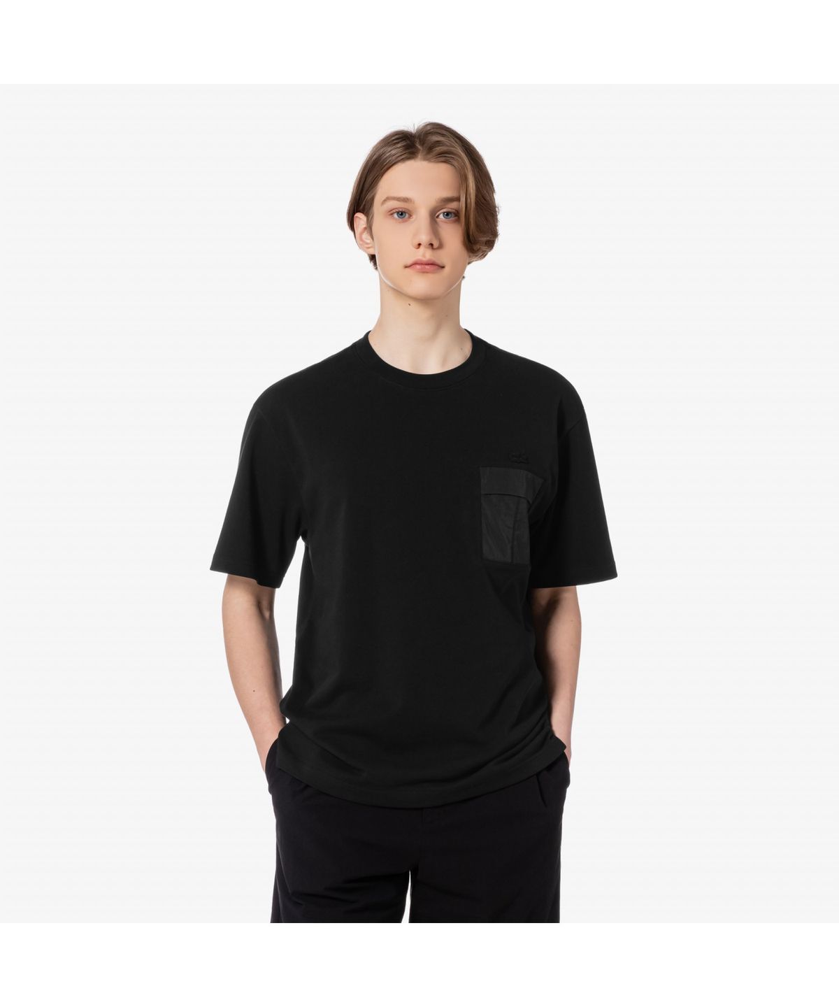 라코스테(LACOSTE) 남성 강연 우븐 포켓 티셔츠 TH258E-55G 031