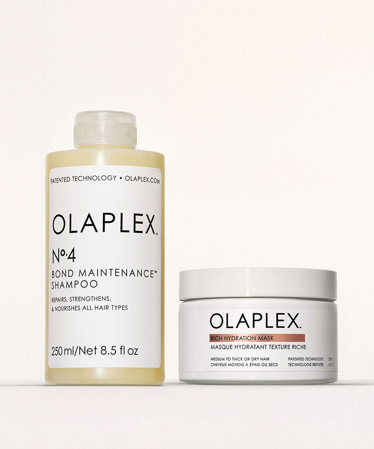 올라플렉스(OLAPLEX) 고보습 윤기 케어 샴푸&헤어 마스크 세트 (NO.4+리치 마스크)