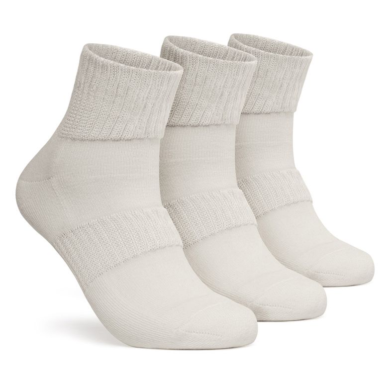 [3PACK]국산 순면 무압박 중목 양말