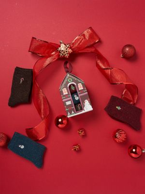 [3PACK] 홀리데이 울 자수 크리스마스 하우스세트