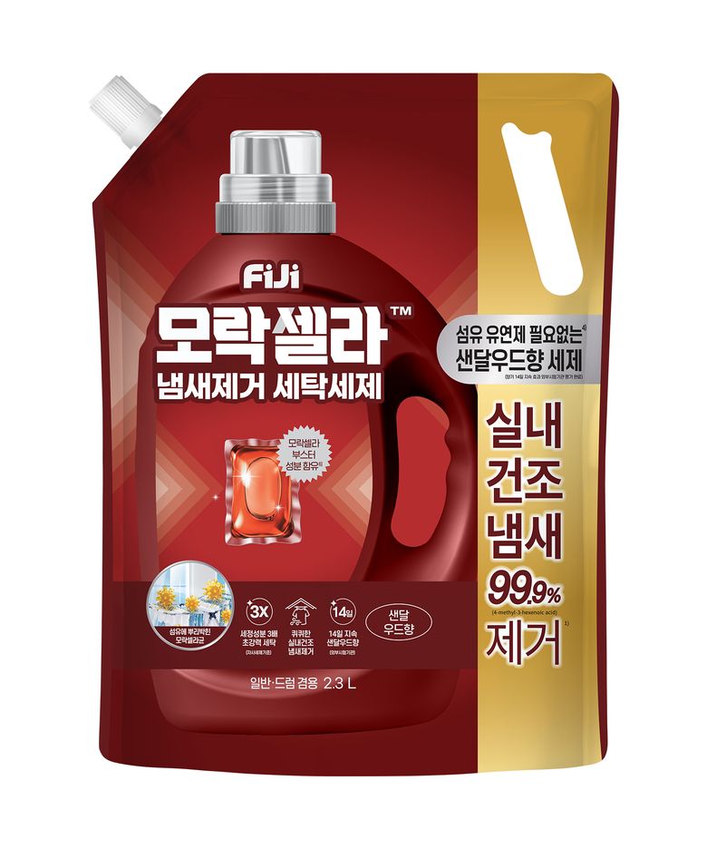 모락셀라 실내건조 냄새제거 세탁세제 리필 샌달우드향 2.3L 겸용