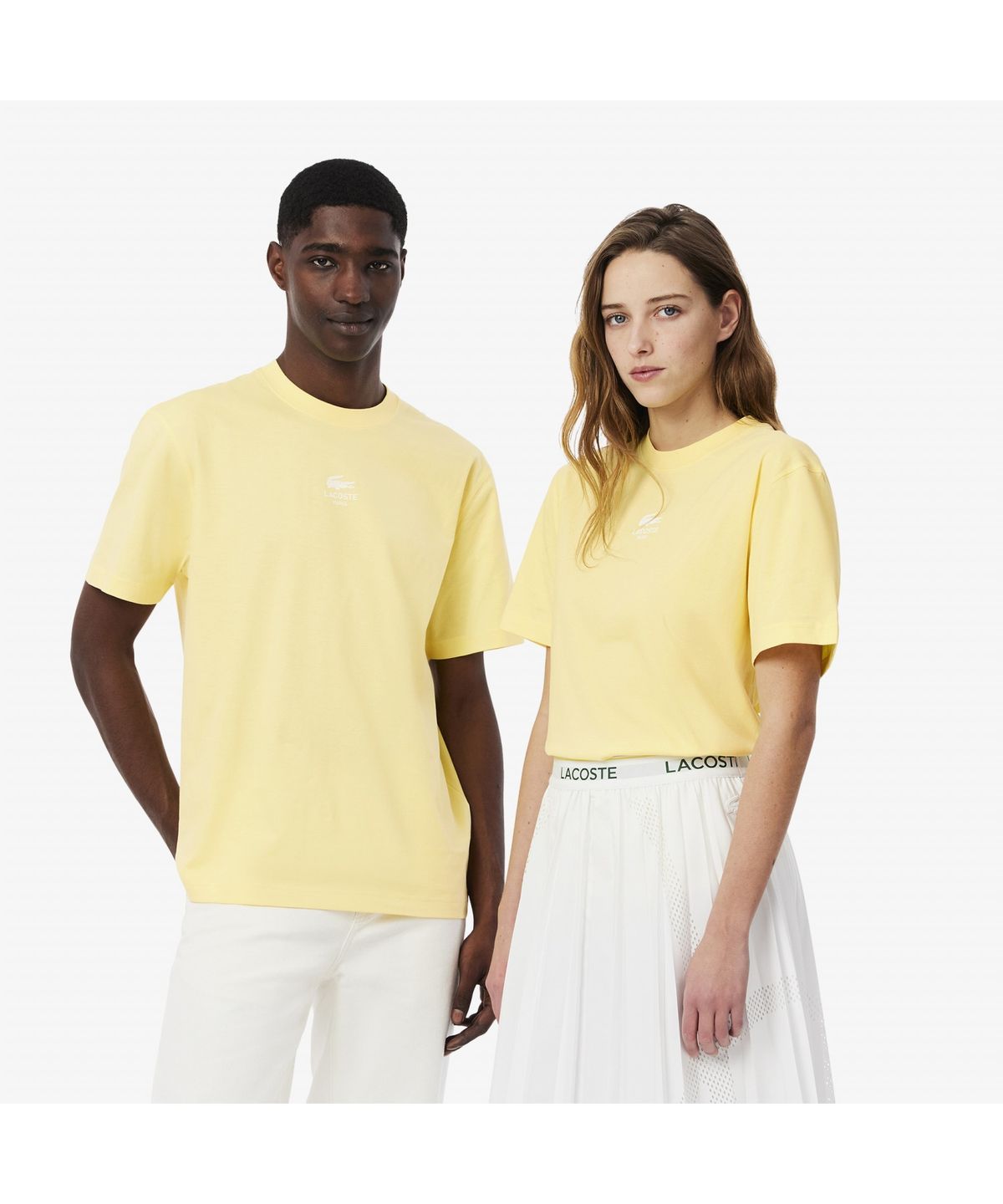 라코스테(LACOSTE) 남성 소프트브랜딩 스몰 크록 반팔 티셔츠 TH2739-55G 107