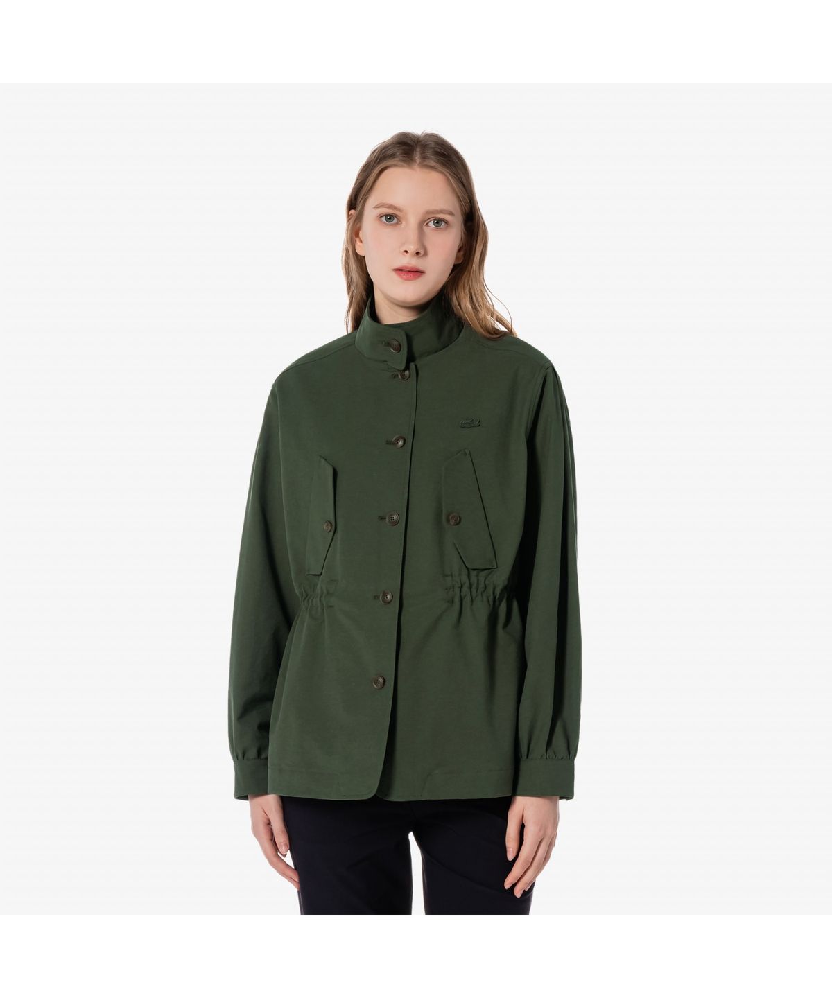 라코스테(LACOSTE) 여성 뉴 밴드넥 사파리 점퍼 BF698E-55G HCF