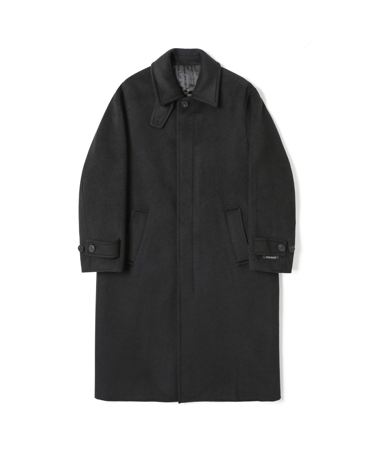 애드호크(ADHOC) 남녀공용 세미 오버 발마칸 코트 (BLACK) (HBAHC90)