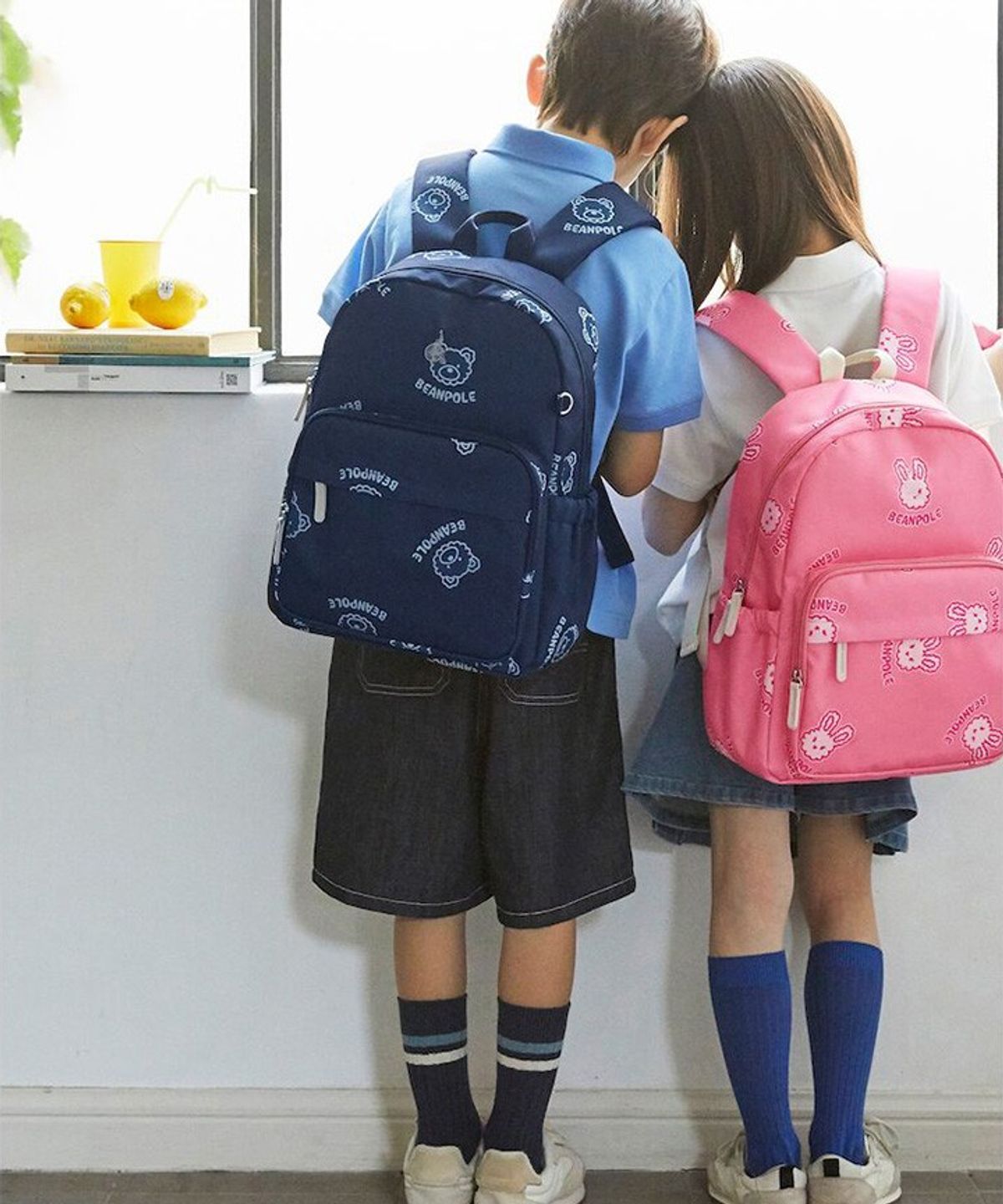 빈폴 키즈(BEANPOLE KIDS) 폴키 그래픽 책가방  네이비 (BI61D4U13R)