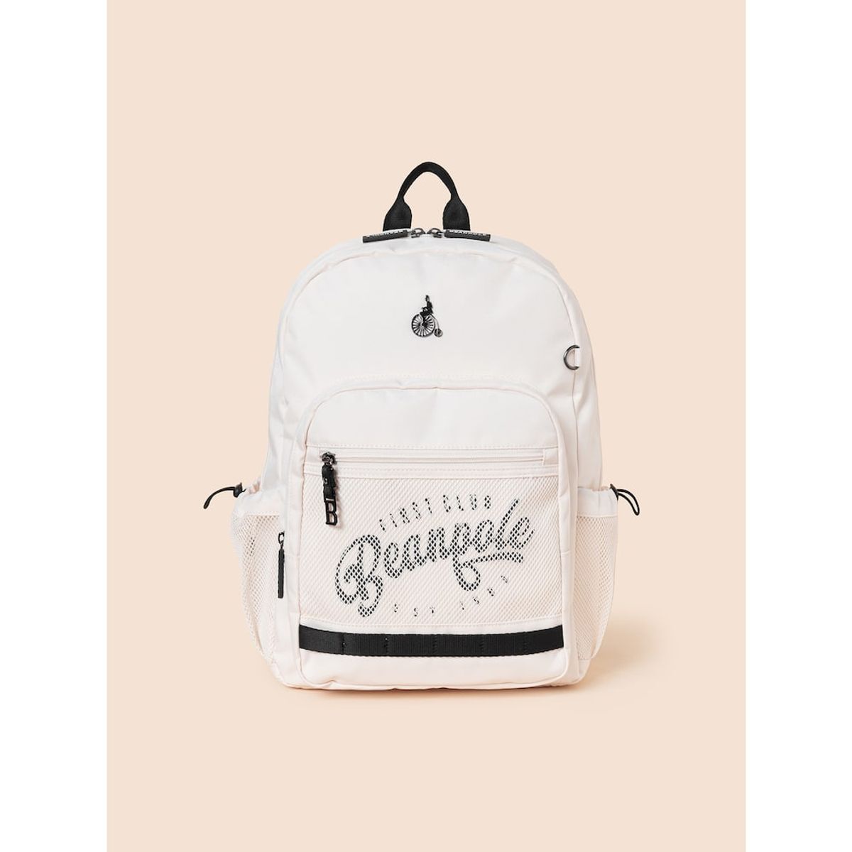 빈폴 키즈(BEANPOLE KIDS) 고학년 레터링 메시 책가방  베이지 (BI61D4U16A) (BI61D4U16A)