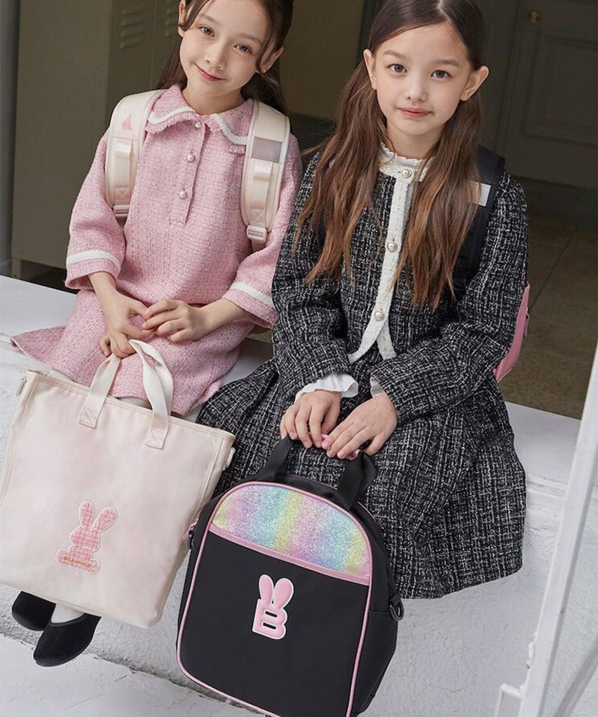 빈폴 키즈(BEANPOLE KIDS) 오로라 보조가방  블랙 (BI61D4G315)