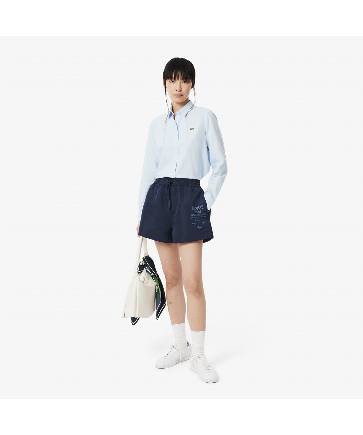 라코스테(LACOSTE) 여성 LACOSTE 워딩 쇼츠 FF9845-55G 166