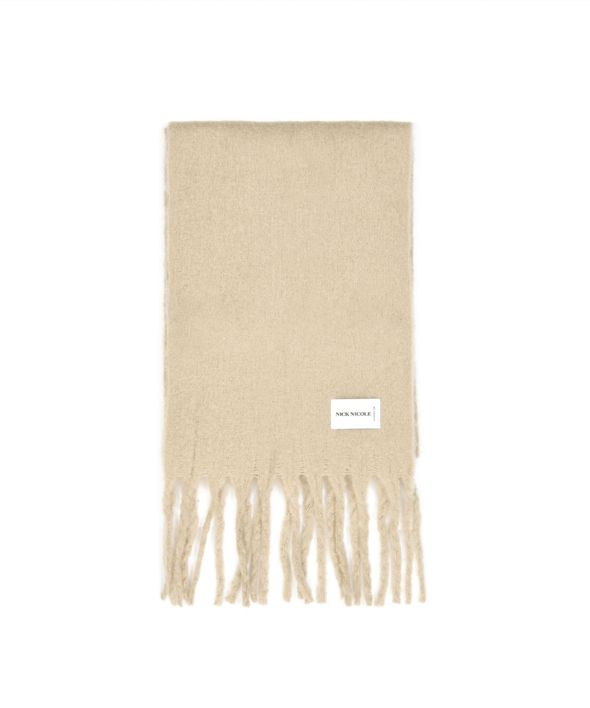 닉앤니콜(NICK&NICOLE) PREMIUM BOLD SOFT MUFFLER_BEIGE