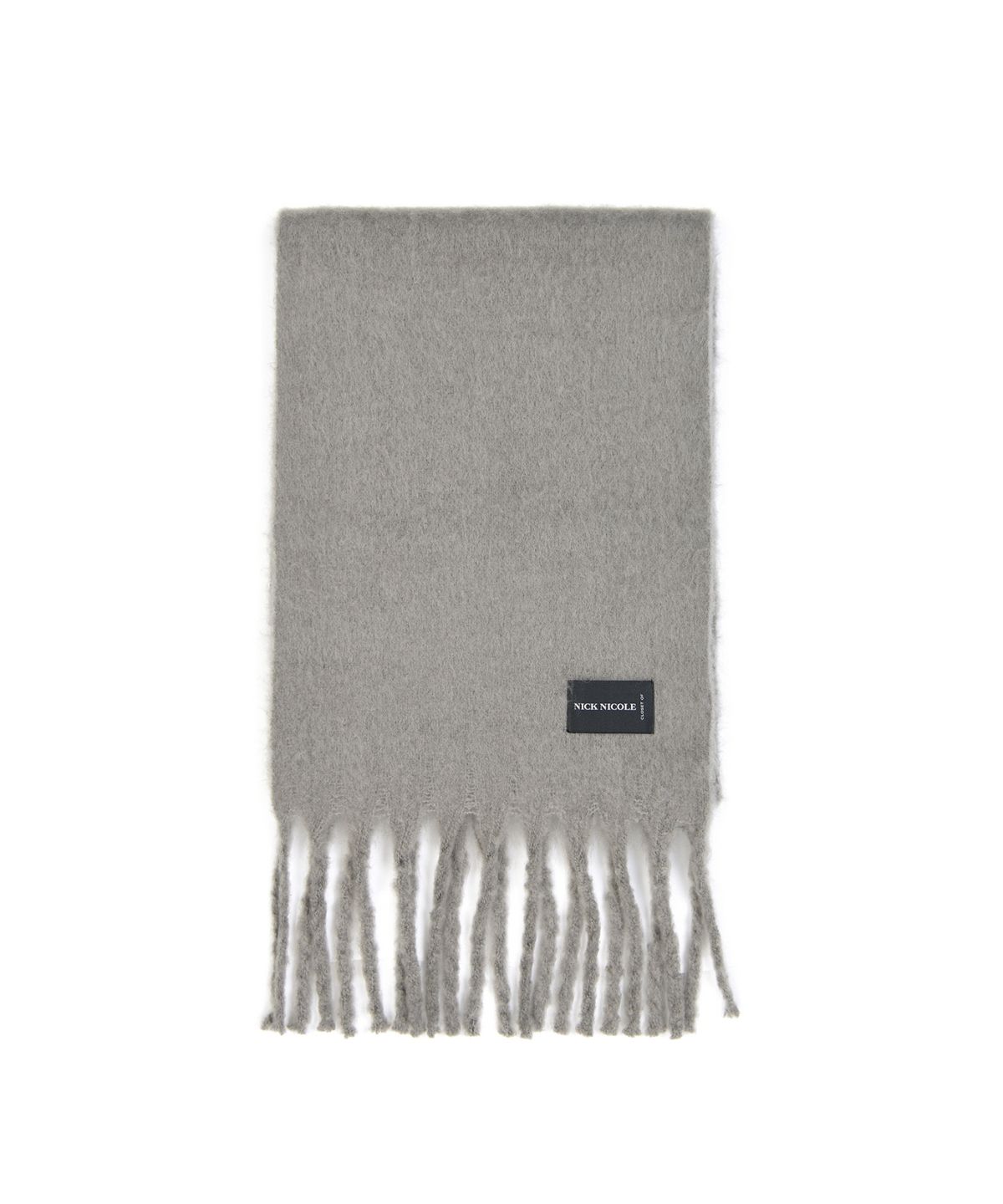 닉앤니콜(NICK&NICOLE) PREMIUM BOLD SOFT MUFFLER_DEEP GRAY