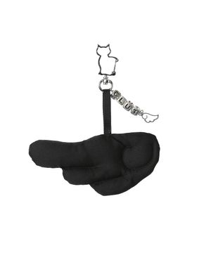 천사 날개 키링 - 블랙