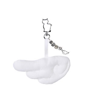 천사 날개 키링 - 화이트