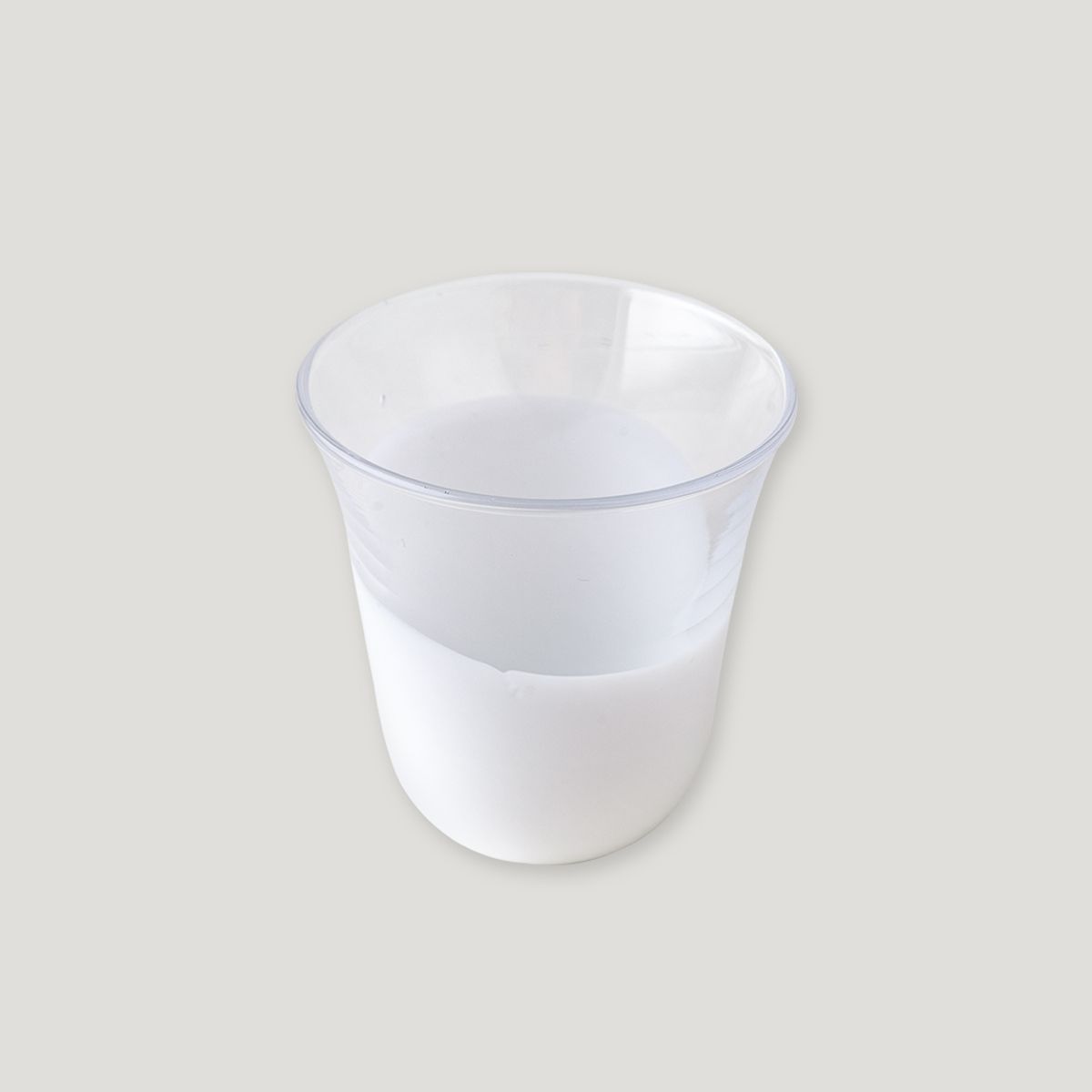 소소모소(SOSOMOSO) 크리미 유리잔 250ml - 클리어화이트